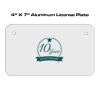 4 X 7 Aluminum License Plate  Thumbnail