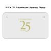 4 X 7 Aluminum License Plate  Thumbnail