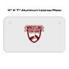 4 X 7 Aluminum License Plate  Thumbnail