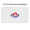 4 X 7 Aluminum License Plate  Thumbnail