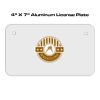 4 X 7 Aluminum License Plate  Thumbnail