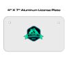 4 X 7 Aluminum License Plate  Thumbnail