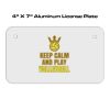 4 X 7 Aluminum License Plate  Thumbnail