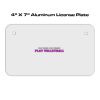 4 X 7 Aluminum License Plate  Thumbnail