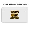 4 X 7 Aluminum License Plate  Thumbnail