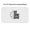 4 X 7 Aluminum License Plate  Thumbnail
