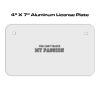 4 X 7 Aluminum License Plate  Thumbnail