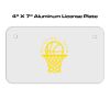 4 X 7 Aluminum License Plate  Thumbnail