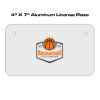4 X 7 Aluminum License Plate  Thumbnail