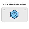 4 X 7 Aluminum License Plate  Thumbnail