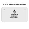 4 X 7 Aluminum License Plate  Thumbnail