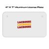 4 X 7 Aluminum License Plate  Thumbnail
