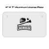 4 X 7 Aluminum License Plate  Thumbnail