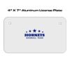 4 X 7 Aluminum License Plate  Thumbnail