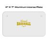 4 X 7 Aluminum License Plate  Thumbnail