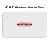 4 X 7 Aluminum License Plate  Thumbnail