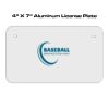 4 X 7 Aluminum License Plate  Thumbnail