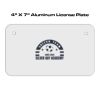 4 X 7 Aluminum License Plate  Thumbnail