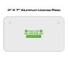 4 X 7 Aluminum License Plate  Thumbnail