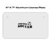 4 X 7 Aluminum License Plate  Thumbnail