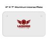 4 X 7 Aluminum License Plate  Thumbnail