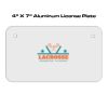4 X 7 Aluminum License Plate  Thumbnail