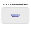 4 X 7 Aluminum License Plate  Thumbnail