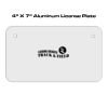 4 X 7 Aluminum License Plate  Thumbnail