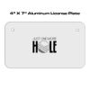 4 X 7 Aluminum License Plate  Thumbnail
