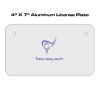 4 X 7 Aluminum License Plate  Thumbnail
