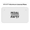 4 X 7 Aluminum License Plate  Thumbnail