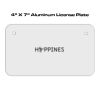 4 X 7 Aluminum License Plate  Thumbnail
