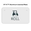 4 X 7 Aluminum License Plate  Thumbnail
