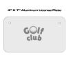 4 X 7 Aluminum License Plate  Thumbnail