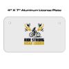 4 X 7 Aluminum License Plate  Thumbnail