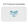 4 X 7 Aluminum License Plate  Thumbnail