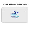 4 X 7 Aluminum License Plate  Thumbnail