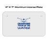 4 X 7 Aluminum License Plate  Thumbnail