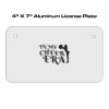 4 X 7 Aluminum License Plate  Thumbnail