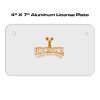 4 X 7 Aluminum License Plate  Thumbnail