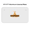 4 X 7 Aluminum License Plate  Thumbnail