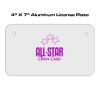 4 X 7 Aluminum License Plate  Thumbnail