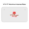 4 X 7 Aluminum License Plate  Thumbnail