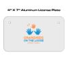4 X 7 Aluminum License Plate  Thumbnail