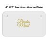 4 X 7 Aluminum License Plate  Thumbnail