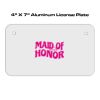 4 X 7 Aluminum License Plate  Thumbnail