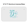 4 X 7 Aluminum License Plate  Thumbnail