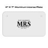 4 X 7 Aluminum License Plate  Thumbnail