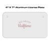 4 X 7 Aluminum License Plate  Thumbnail