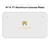 4 X 7 Aluminum License Plate  Thumbnail